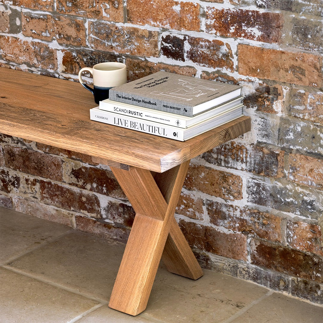 Oak Bench X