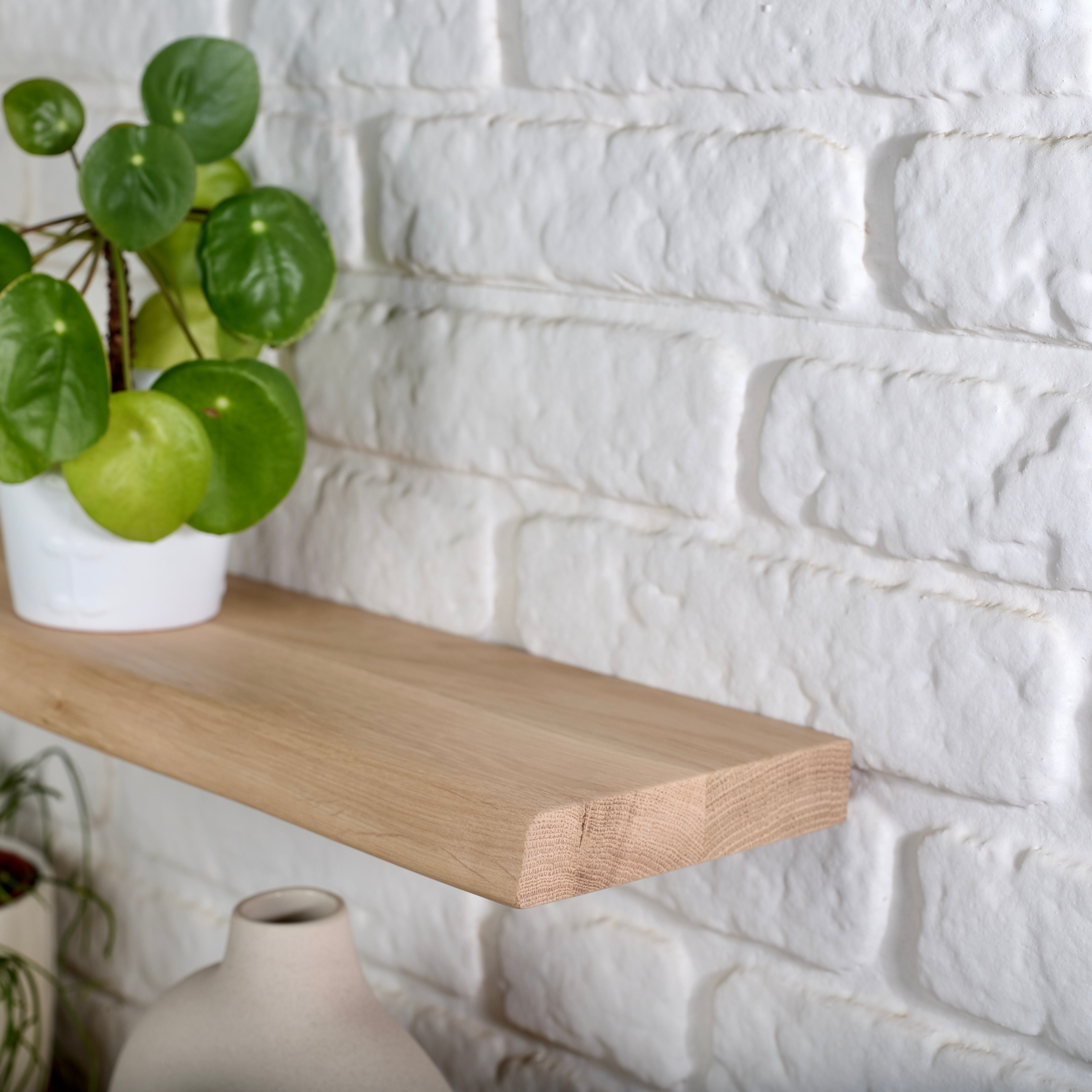 Oak Floating Shelf - -oak guys