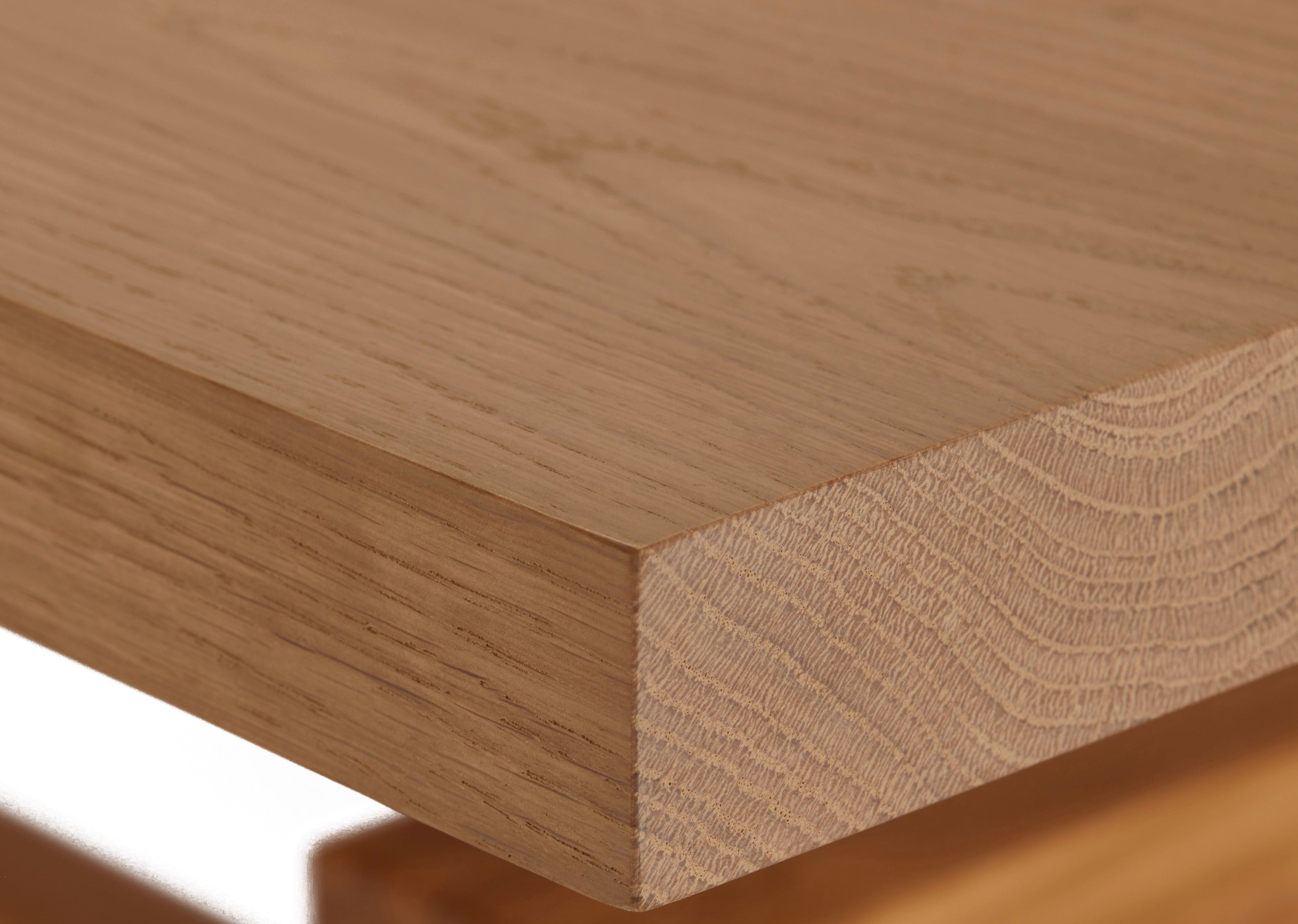 Natural Oak Trestle Base Dining Table