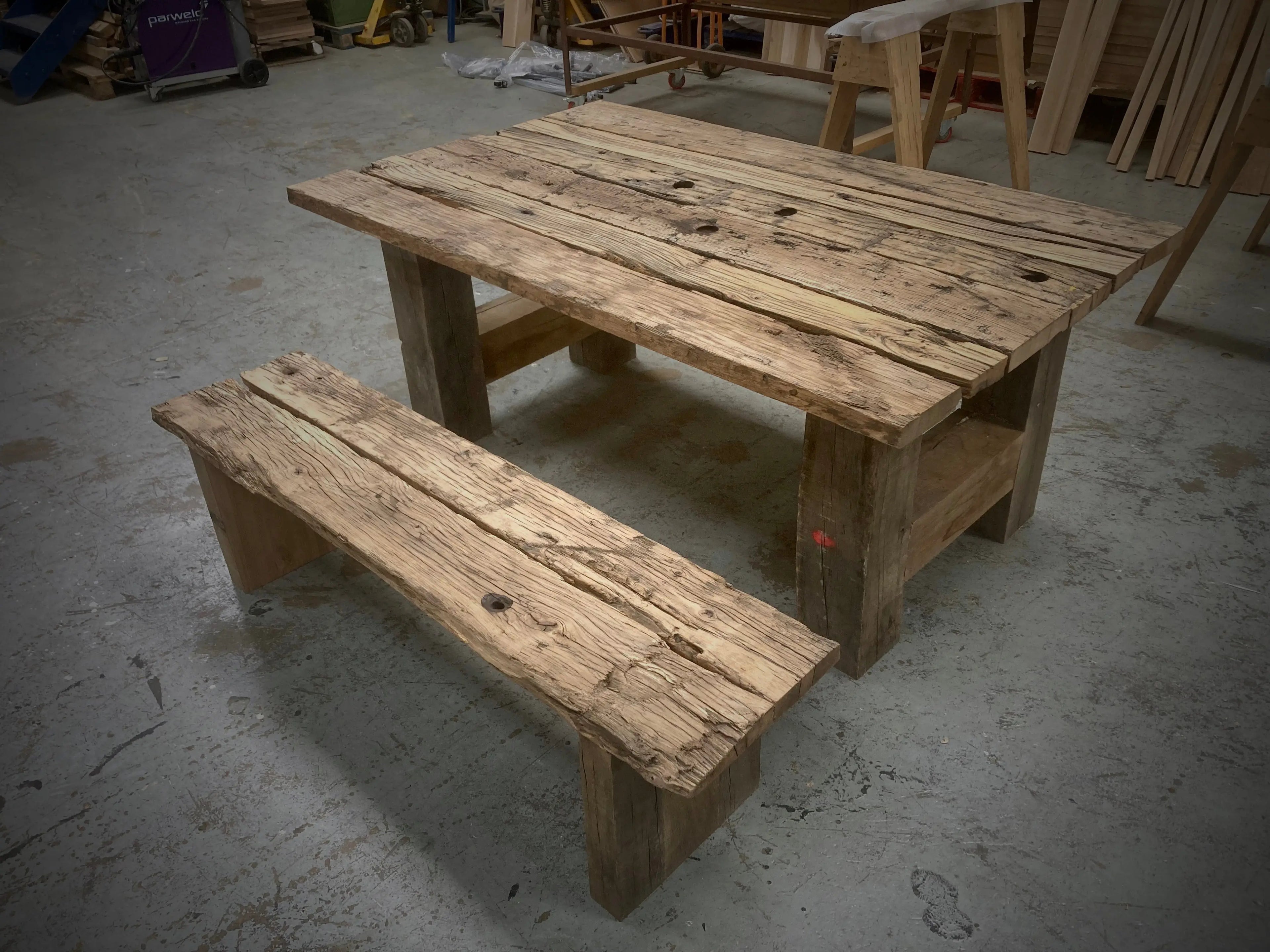 reclaimed oak table worksop 1