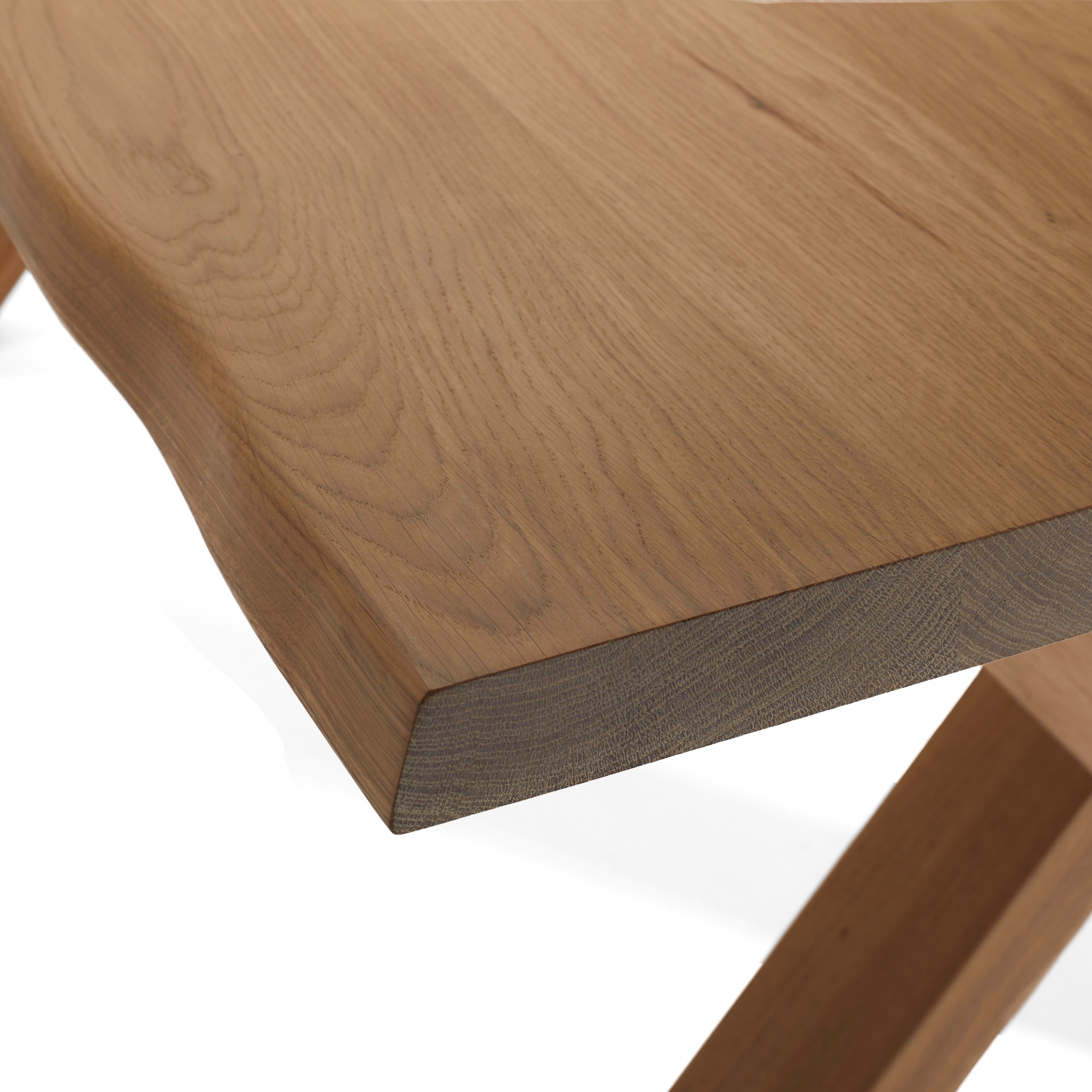 Natural Oak Cross Leg Dining Table