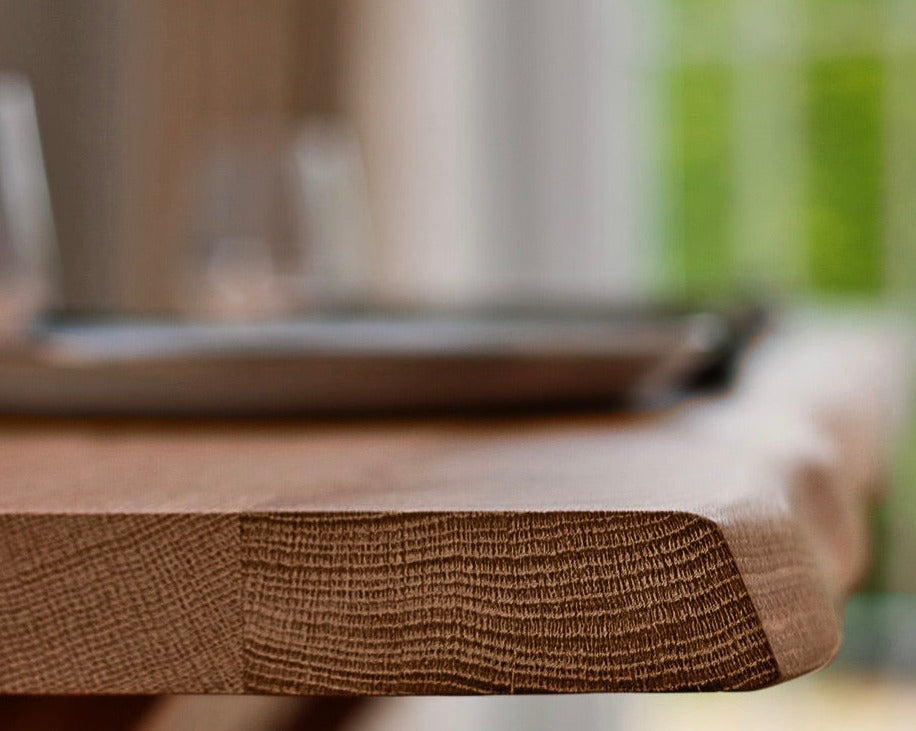 Natural Oak Square Leg Dining Table