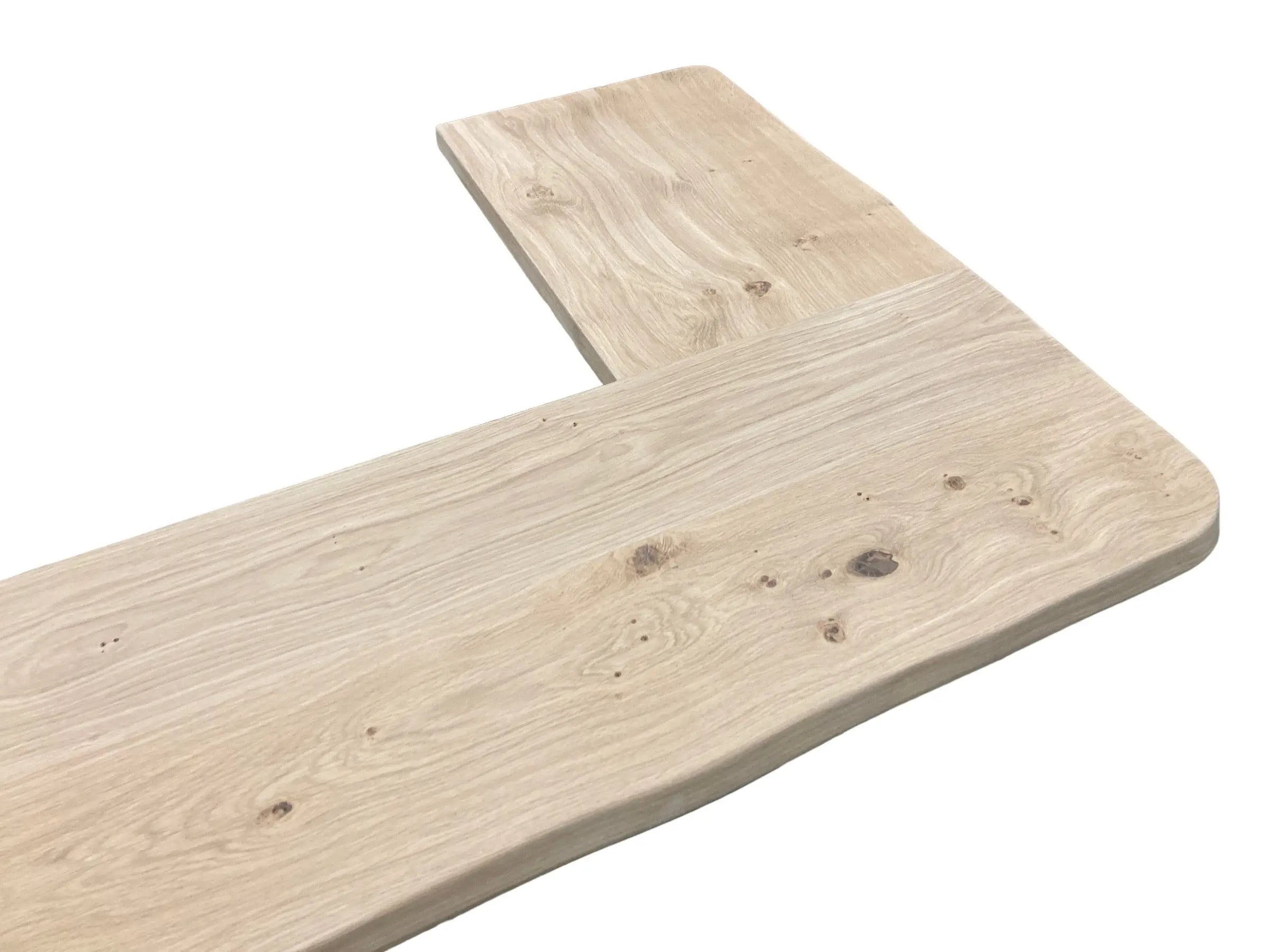 Oak L Shape Top