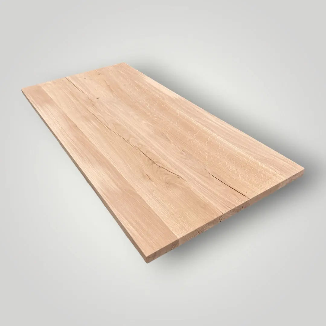oak table top with features and knots