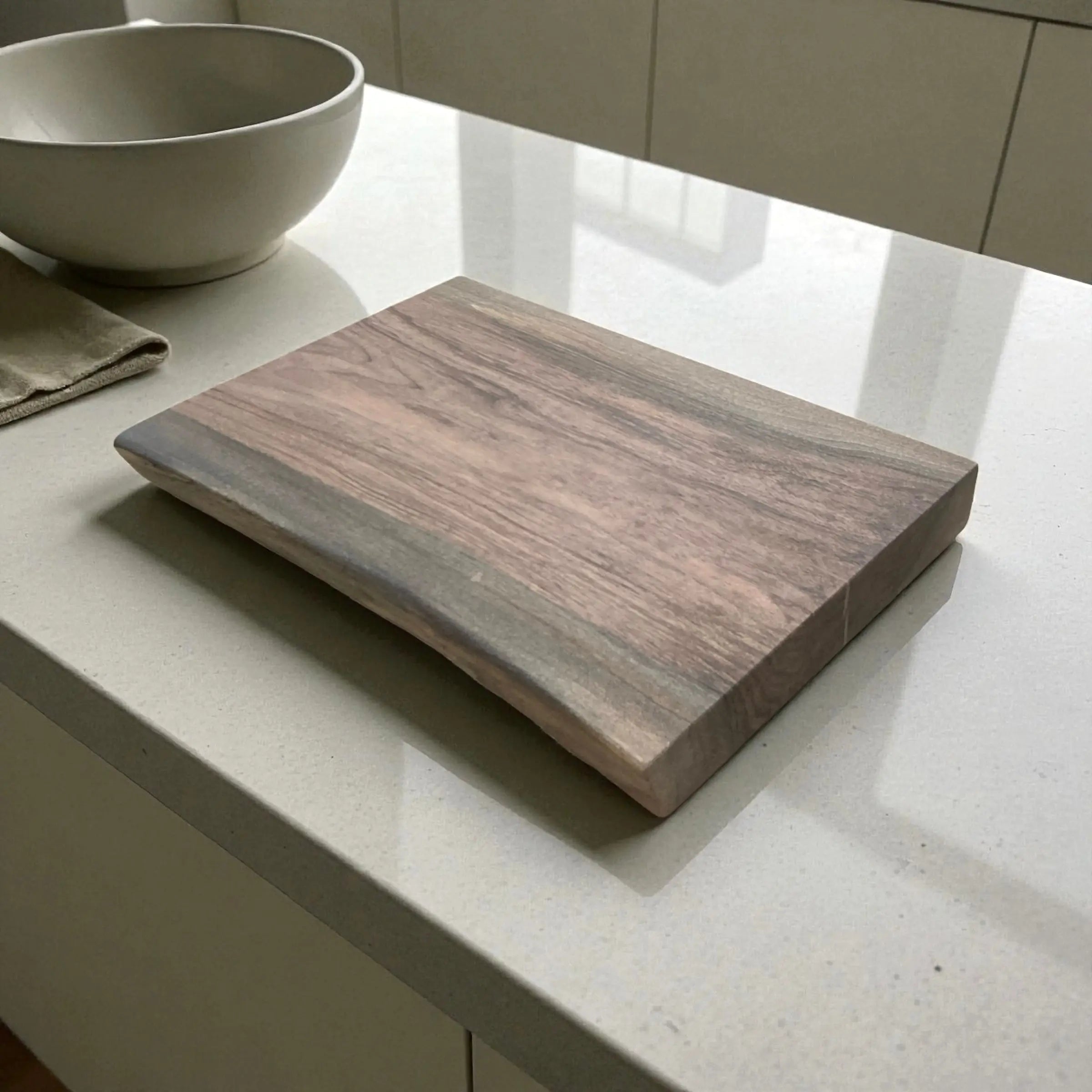 Solid Walnut Slab Chopping Board - Live Edge - James Martin Style Oakguys