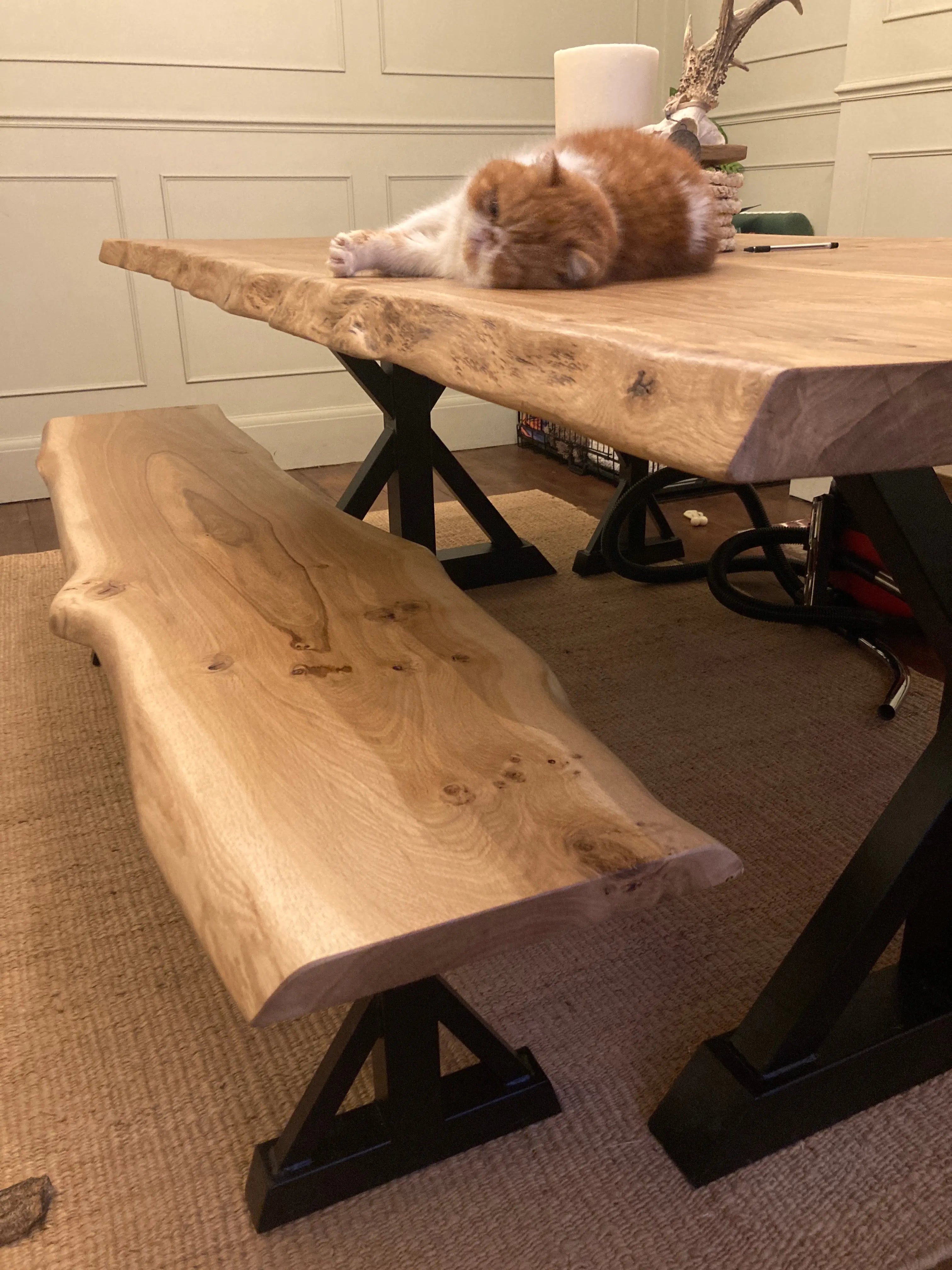 European Oak Live Edge Slabs | Fully Finished Oakguys