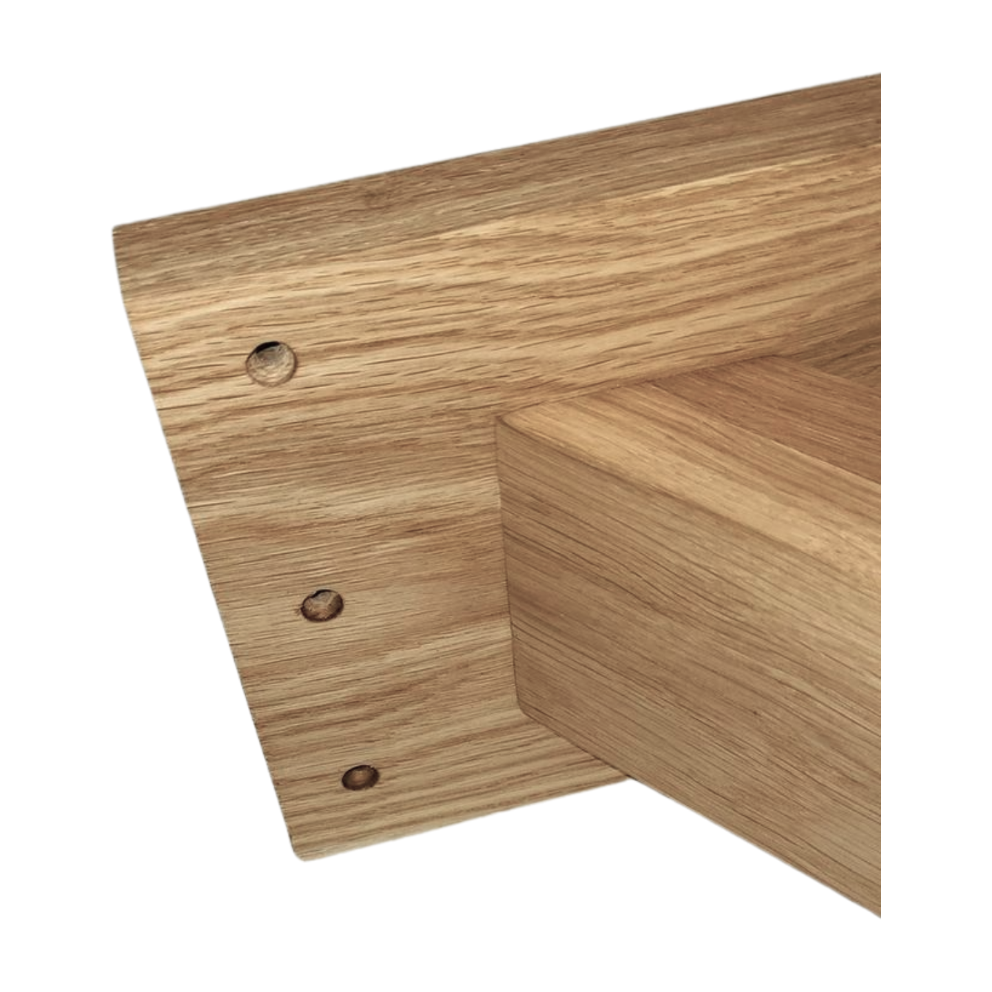 Oak guys wood X legs top plate