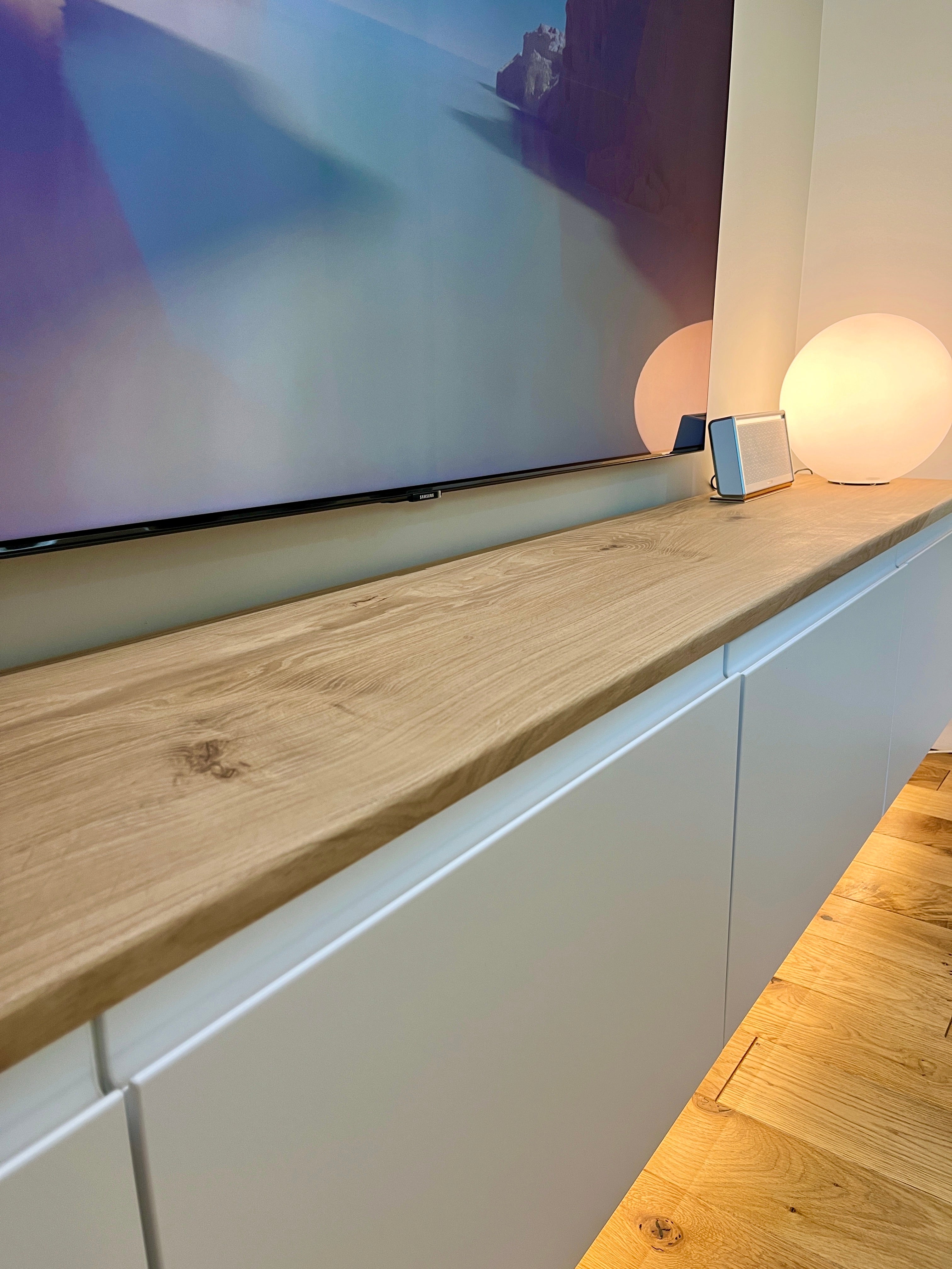 oak media top board