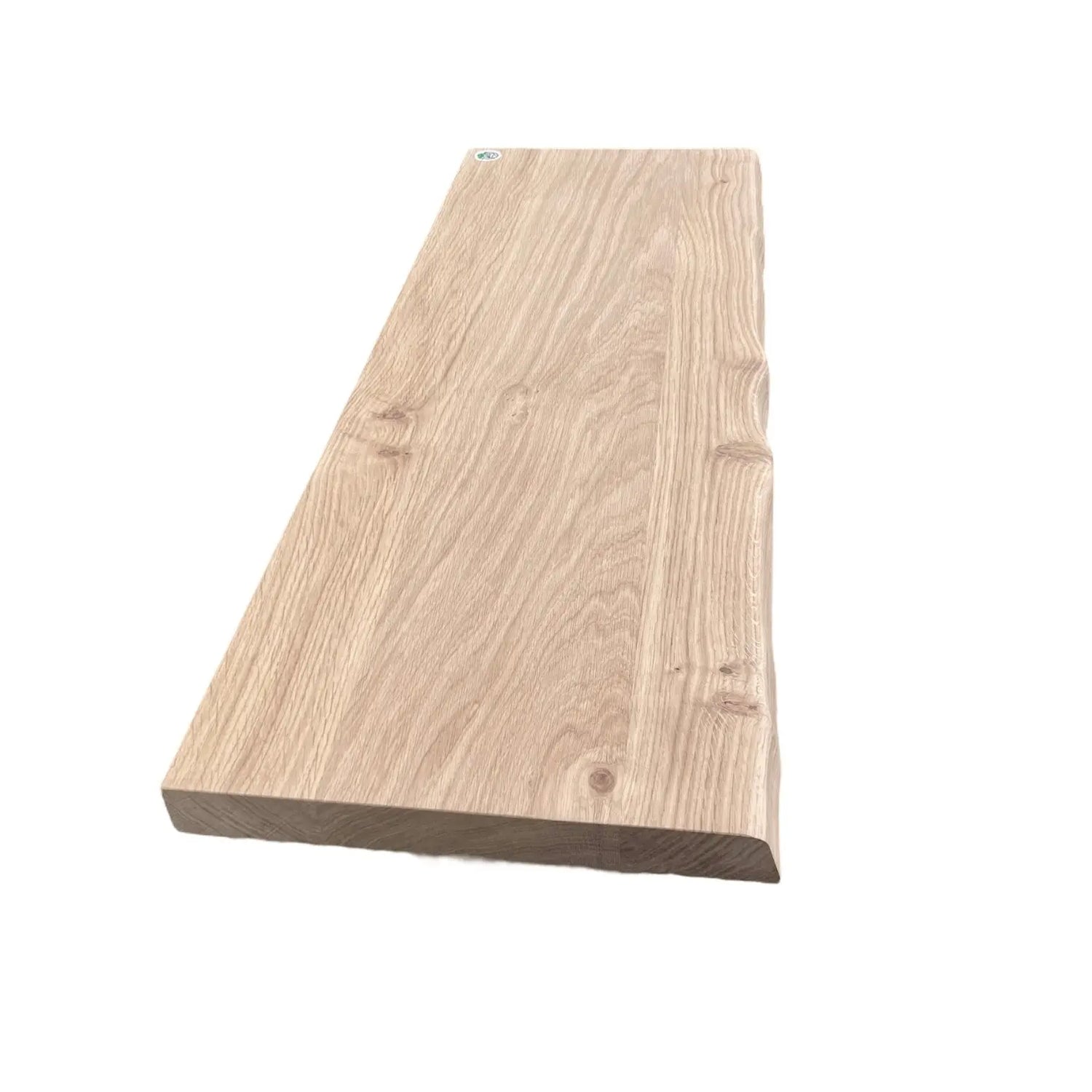 Waney Edge Solid Oak Board - Custom Cut to Size - 50mm Oak Guys