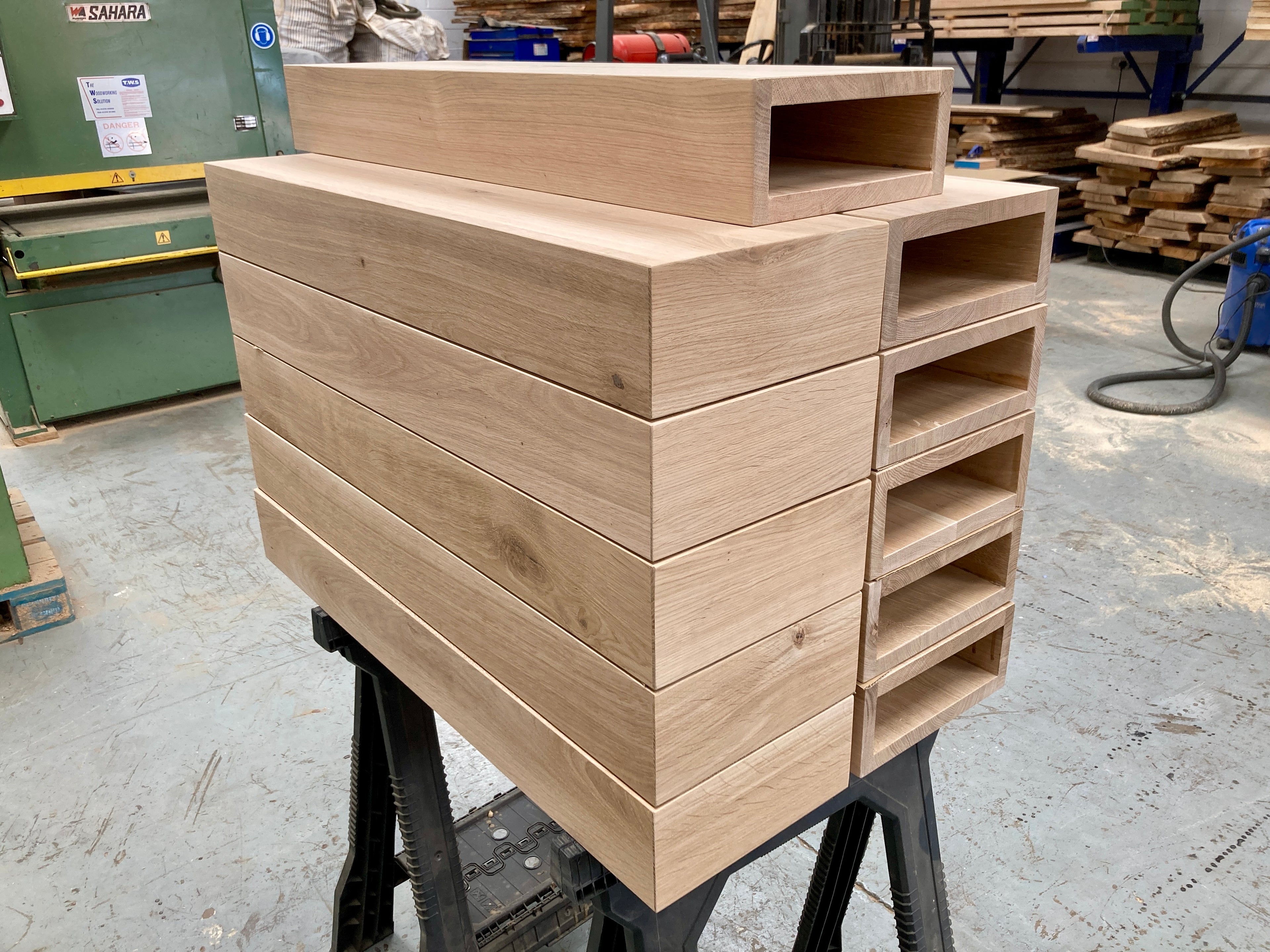 oak stair tread sleeves