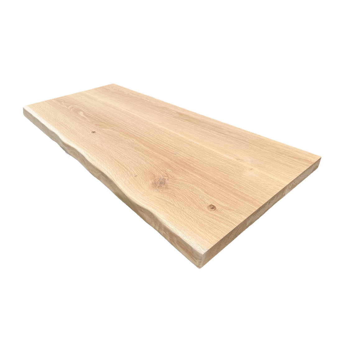 Rectangular wooden board on a white background