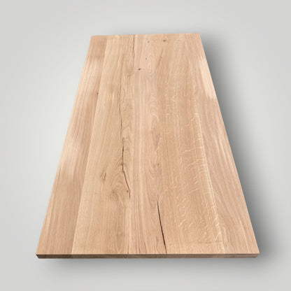 Rectangular table top on a gray background 