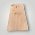 Plain wooden board on a gray background