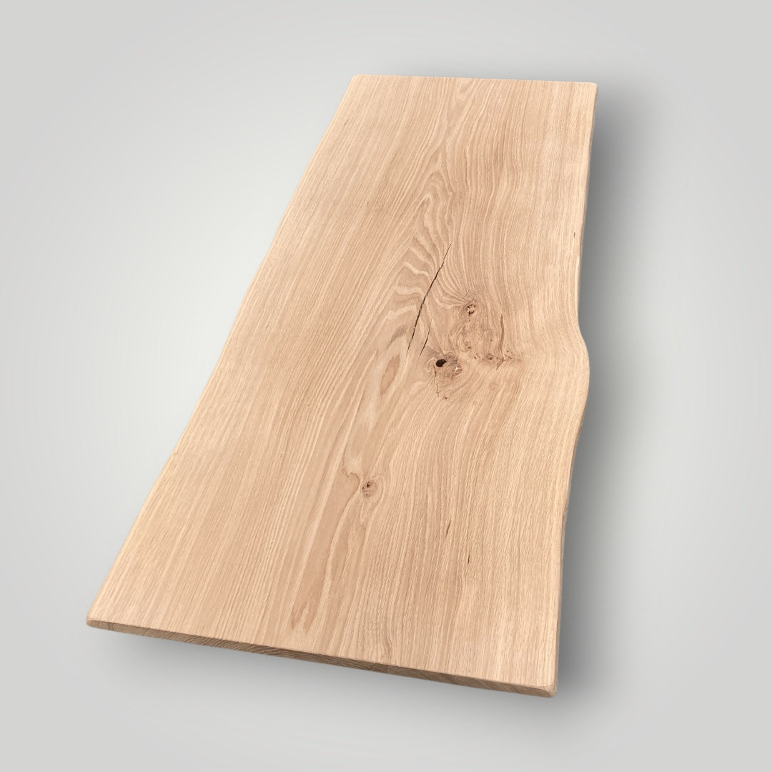 Wooden cutting board on a gray background