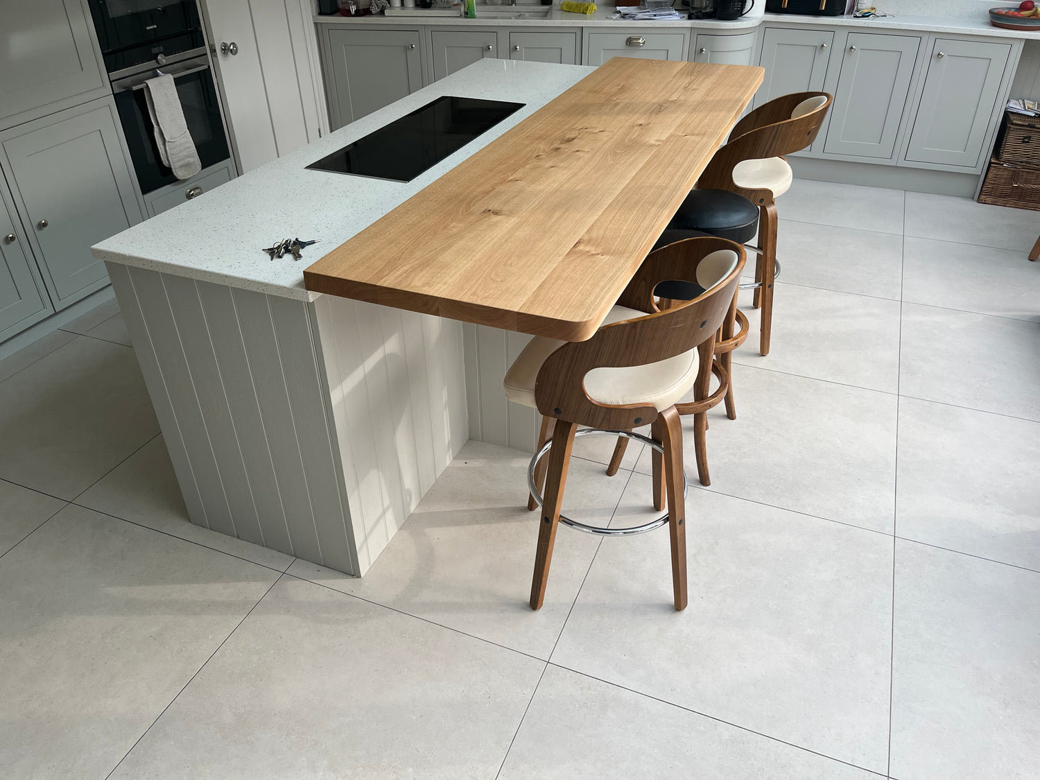 Oak Breakfast Bar Top