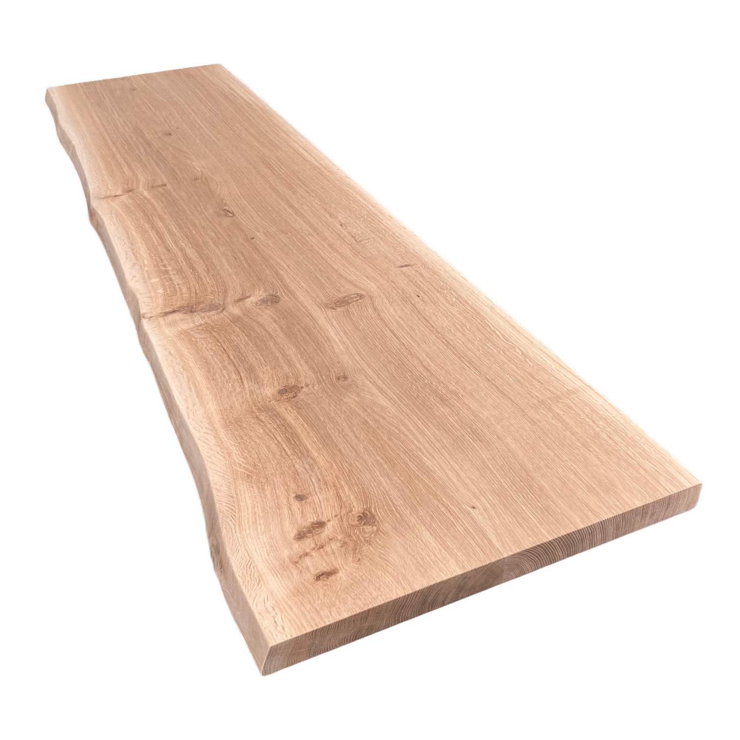 European Oak Live Edge Slabs | Fully Finished Oakguys