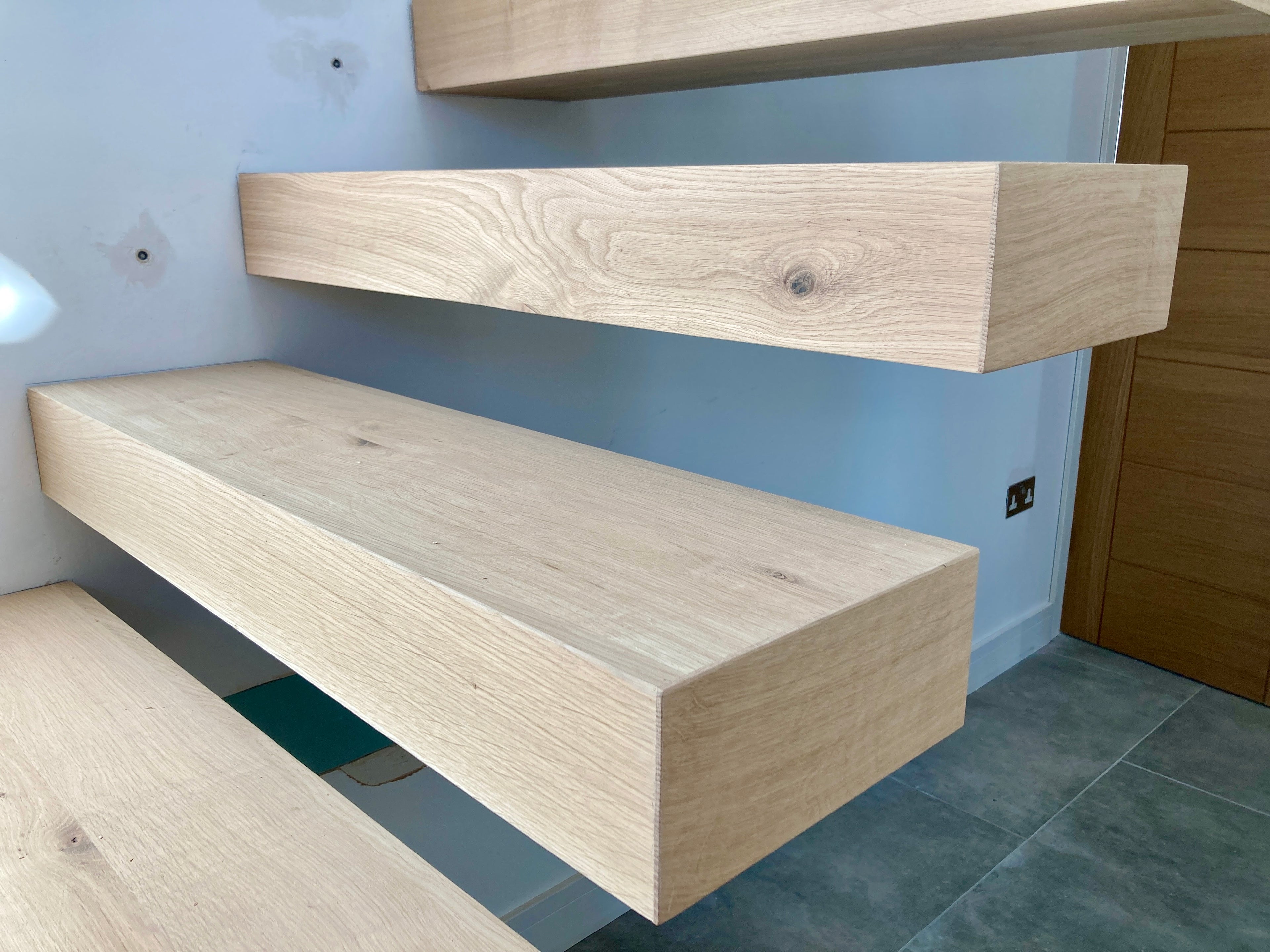 Oak Floating Stairs